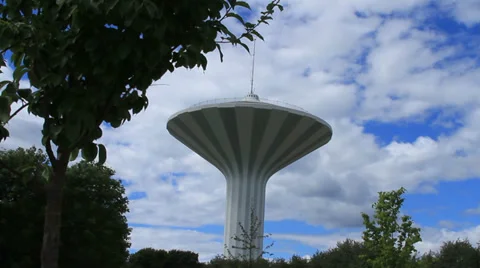 Swedish water tower Stock-Footage 27526192
