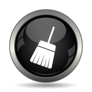 Sweep icon. Internet button on white background. . Stock Illustration