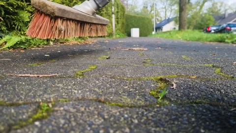 Sweep the street Stock Footage 273518299