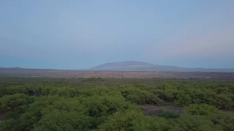 SWEEPING ARIAL OVER ARID LANDSCAPE Stock Footage 127883953