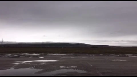 A sweeping landscape video capturing the expanse of harvested golden wheat 動画素材 333376593