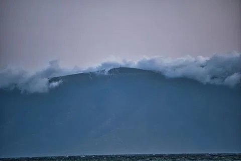 A sweeping mountain landscape in August 2025 Stock Photos