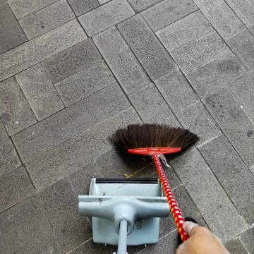 Sweeping Stockfoto's