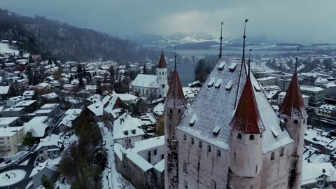 Sweeping Views of Medieval Architecture 스톡 동영상 293868119