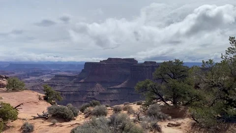 Sweeping views outside Moab Utah Stock Footage 274855719