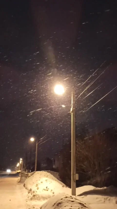 Sweeps with snow Stock Footage 221321080