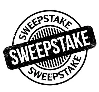Sweepstake rubber stamp Stock Illustration