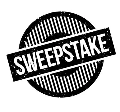 Sweepstake rubber stamp Stock Illustration