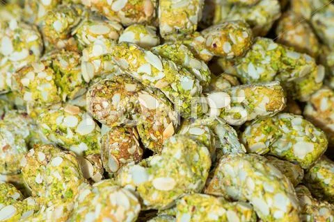 Sweet anise with almonds Stock Photos
