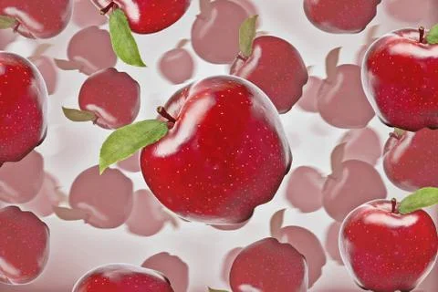 Sweet apple background Stock Illustration