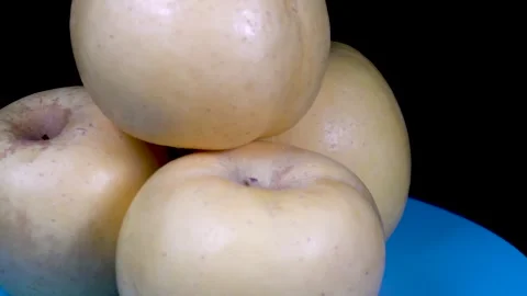 Sweet apple rotating display Stock Footage 292121556