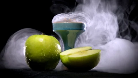 Sweet apple smoke Stock Footage 128723400