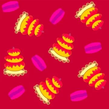 Sweet background, vector Stock Illustration