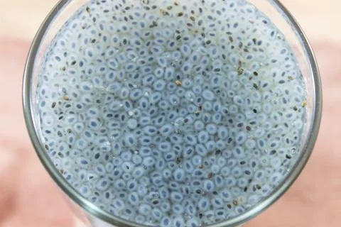 Sweet basil seed Foto stock