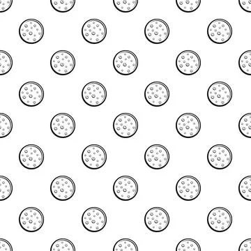 Sweet biscuit pattern seamless Illustrazione stock