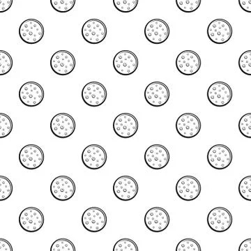 Sweet biscuit pattern seamless vector Ilustración de archivo