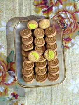 Sweet biscuits Stock Photos