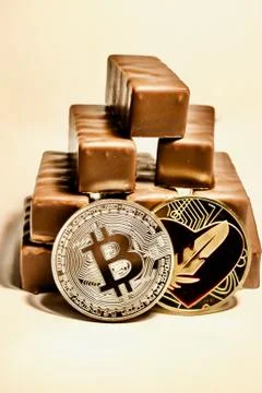 Sweet bitcoin Stock Photos
