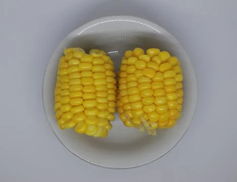 Sweet boiled corn Stock Photos