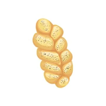 Sweet Bread Bakery Assortment Icon Ilustración de archivo