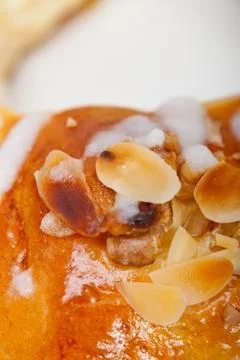 Sweet bread donut cake Stock Photos