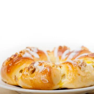 Sweet bread donut cake Stock Photos