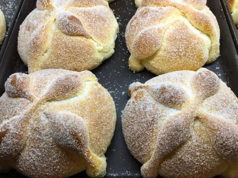 Sweet Bread - Pan de Muertos - Mexico Foto stock
