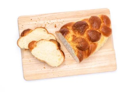 Sweet bread plait Stock Photos