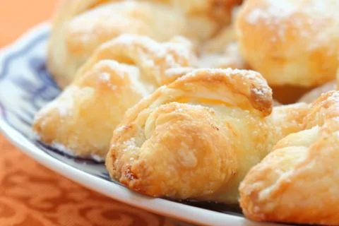 Sweet bread rolls Stock Photos