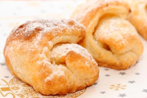 Sweet bread rolls Stock Photos