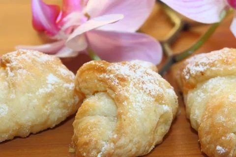 Sweet bread rolls Stock Photos