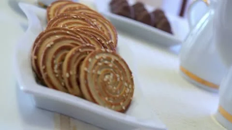 Sweet breakfast Stock Footage 22319028