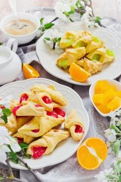 Sweet breakfast Stock Photos