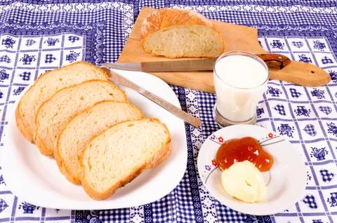 Sweet breakfast Stock Photos