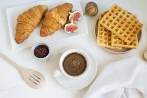 Sweet breakfast Stock Photos