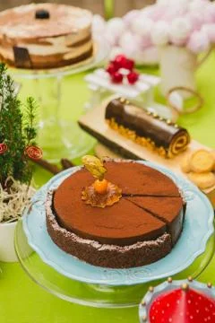 Sweet buffet. Cake Foto stock