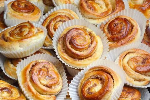 Sweet buns Stock Photos