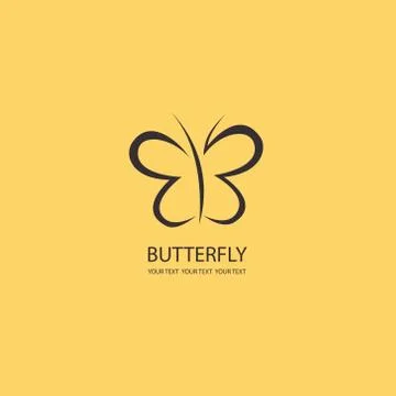 Sweet Butterfly. Vector icons pattern. flat design set Stock Illustration