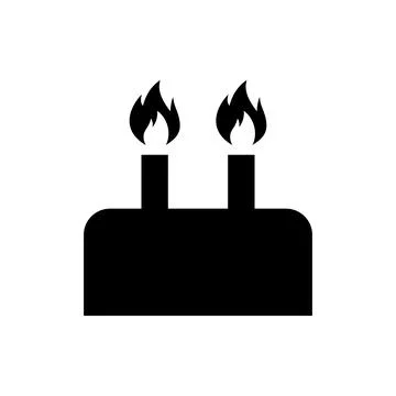 Sweet cake icon, bakery dessert food symbol, happy birthday day graphic vecto Stock Illustration