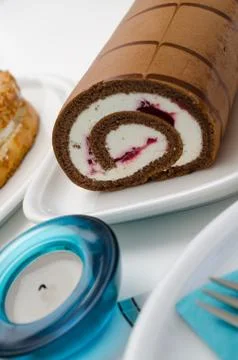 Sweet cake Stock Photos