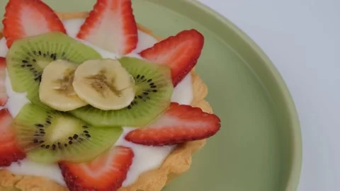 Sweet cake tartlet Stock-Footage 238012120