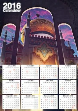 Sweet Calendar 2016 Illustration