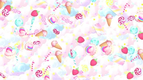 Sweet candy background Stock Footage 246025150