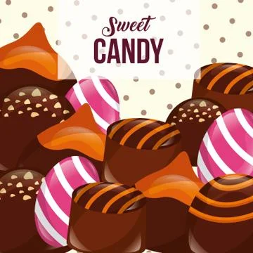 Sweet candy concept Stock Illustration