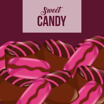 Sweet candy concept Stock Illustration