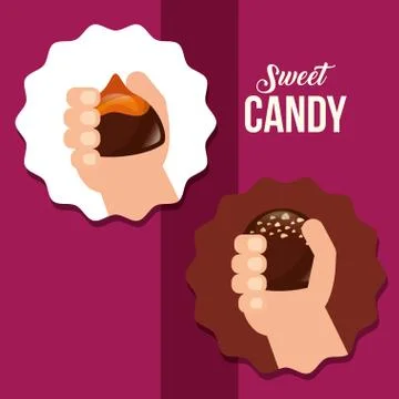 Sweet candy concept Stock Illustration