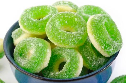 Sweet candy gummy Stock Photos