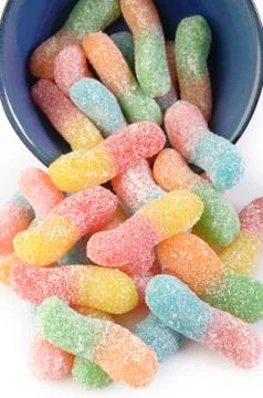 Sweet candy gummy Stock Photos