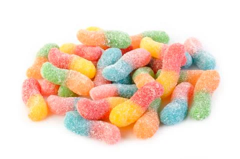 Sweet candy gummy Stock Photos