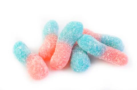 Sweet candy gummy Stock Photos